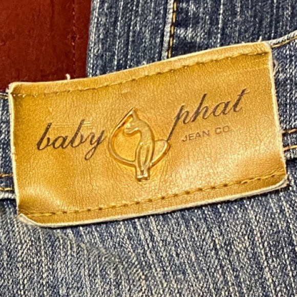 Baby Phat Women’s Blue Wash Denim Bootcut Jeans Size Junior 13 - Picture 15 of 16